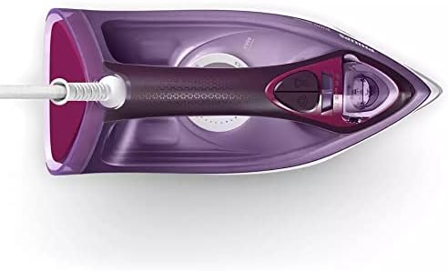 PHILIPS Steam Iron - Continuous Steam Flow of 40 Grams per minute and 200 g/min 2600W - 300ml - 50/60Hz - 3000 Series DST3041/36