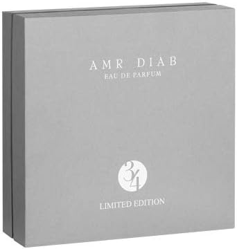 Amr Diab Eau De Parfum 34 Limited Edition, 85ml