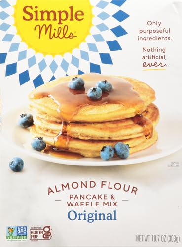 Simple Mills Naturally Gluten-Free Almond Flour Mix Pancake Waffle 10 7 oz 303 g