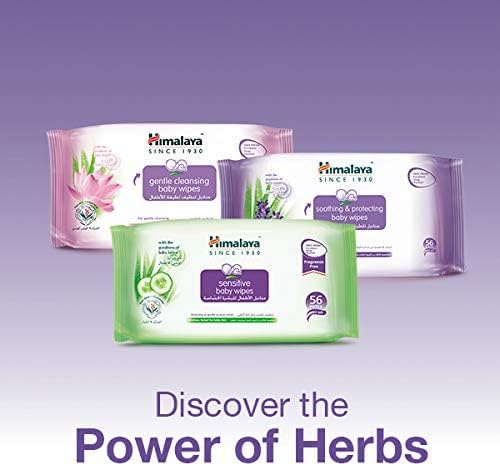 Himalaya Soothing & Protecting Baby Wipes Alcohol & Paraben Free for Sensitive Skin - 168 Wipes