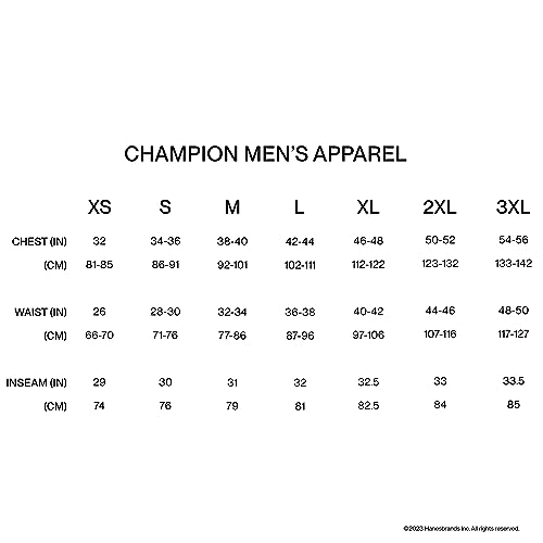 Champion mens Classic Jersey Tee T-Shirt (pack of 1)