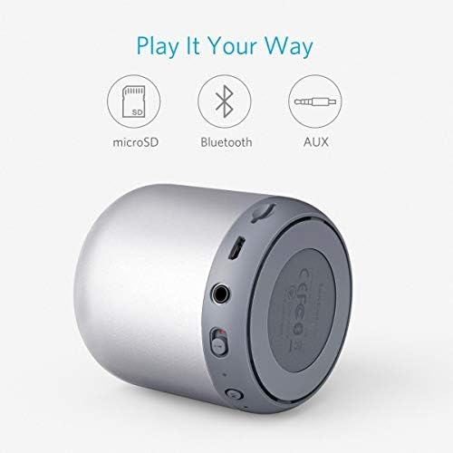 Anker Soundcore Mini, Portable Bluetooth Speaker with 15 Hours Playtime, 66ft Bluetooth Range, Enhanced Bass, and Noise Cancelling Microphone