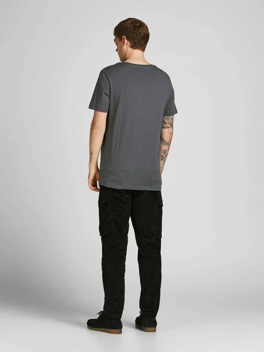 Jack & Jones Mens Jjecorp Logo Tee Ss Crew Neck Noos Slim Fit T-Shirt