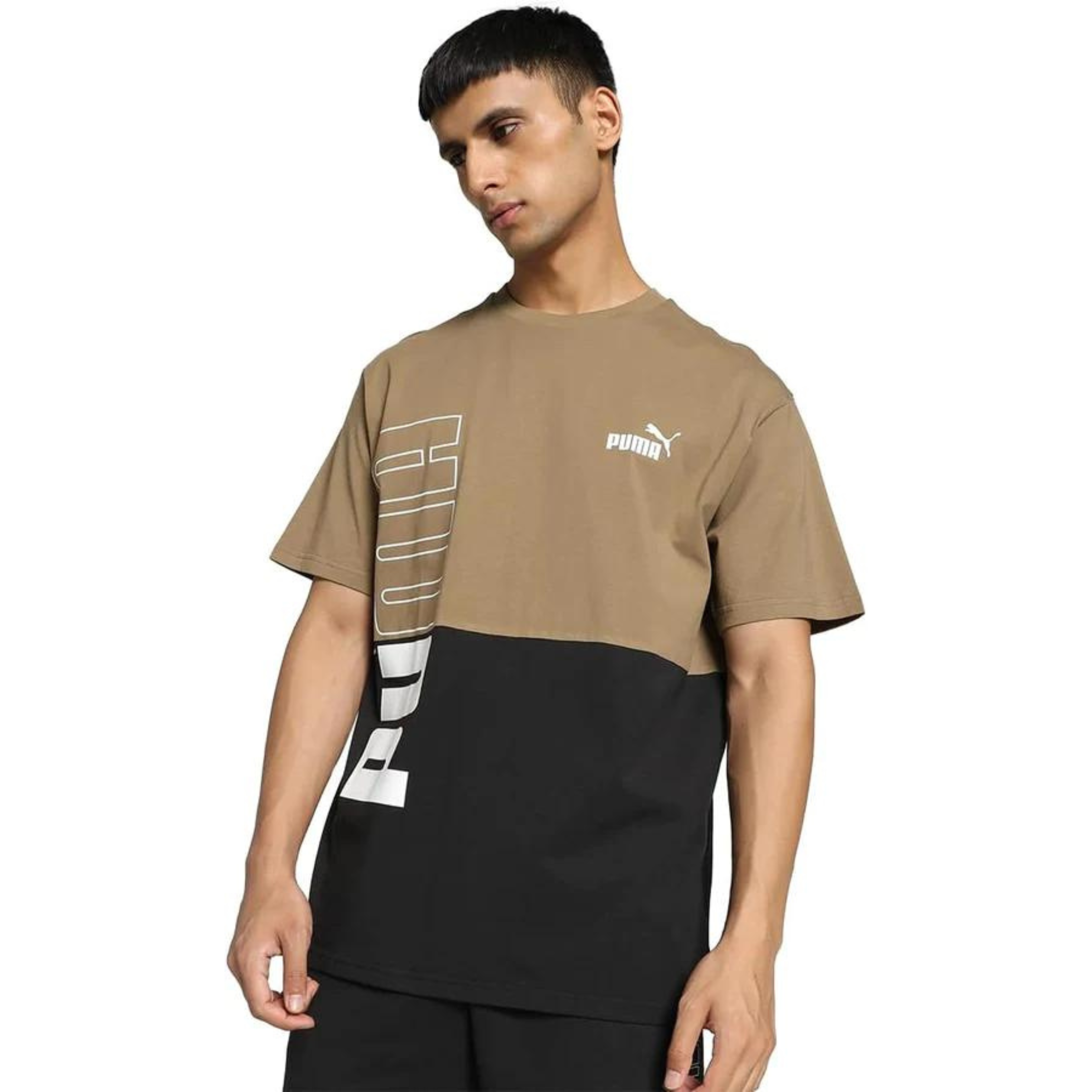 Puma Mens Power Colorblock Lifestyle Men Shirts