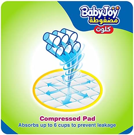 Babyjoy compressed Culotte, size 8(XXXXL), Jumbo Pack, +20 KG,Count 20