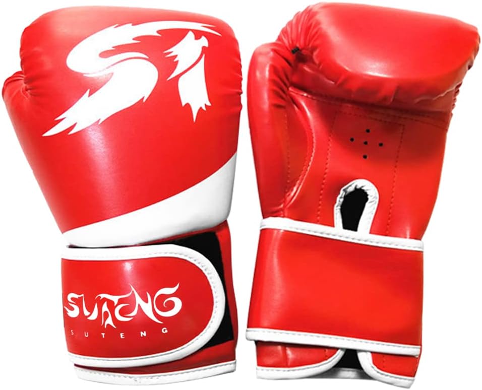 Boxing Gloves for Kids - Eacam Youth Gloves for Boxing, Kick Boxing, Muay Thai and MMA - Beginners Heavy Bag Gloves for Age 3-10