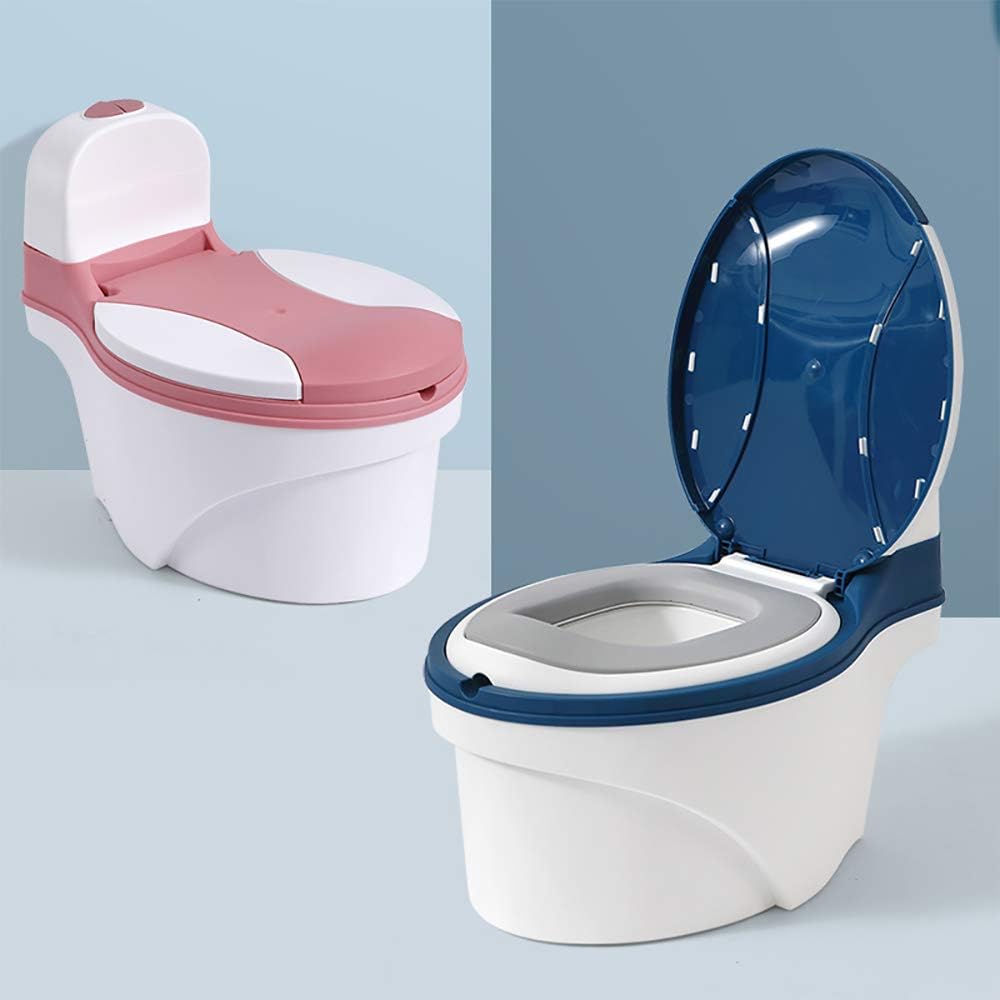 Eazy Kids - Potty Training Seat | Toddler Boy Girl Potty Seat | Pee Guard | Removable Bowl | Suction Bottom | Urinal | 1-8Years | Blue