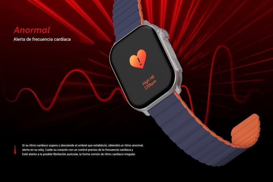 Kieslect Ks Pro Smartwatch 2.01'' AMOLED Display HD Bluetooth Call Abnormal Heart Rate Monitor AOD Sport Men Women Smart Watch (Black)