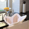 Baby Bath Pad, Comfort Flower Bathtub Mat, Sink Bathtub,The Original Washer-Safe Flower Seat for Newborns (yellow)