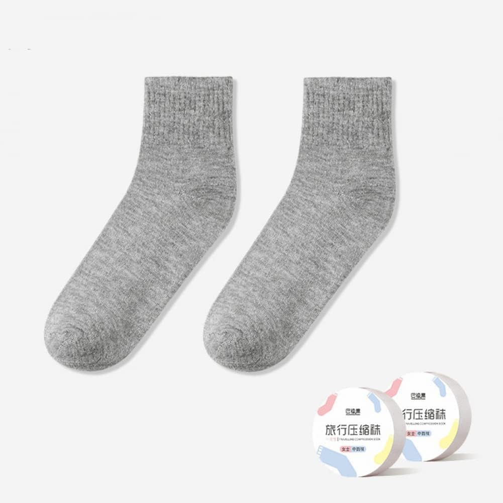 Goodern 10 Pairs Disposable Socks for Men and Women,Cotton Socks Wash-free Socks Travel Portable Socks Stretch Socks Travel Essentials,Disposable Crew Socks for Daily Use Sports Business Travel