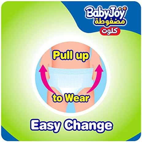 Babyjoy Culotte, Size 3, Medium, 6-12 Kg, Jumbo Box, 96 Diaper Pants