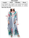 YouKD Summer Long Kaftan Bohemian Beach Kimono Swimsuit Cover Up Plus Size Dress for Women