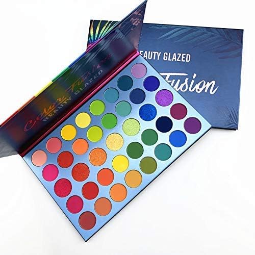 MYUANGO Color Studio Eyeshadow Palette, Highly Pigmented 35 Shades Matte and Shimmers Makeup Palette, Waterproof Blendable Eye Shadow, Cruelty- Free Makeup Pallet