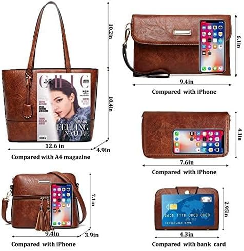 TcIFE Purses Satchel Handbags for Women Shoulder Tote Bags Wallets