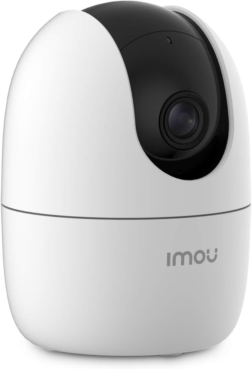 Imou 1080P Indoor Security Camera, 2MP 360° WiFi Camera with Human Detection, Motion Tracking, 2-Way Audio, IR Night Vision, Privacy Mode, Local & Cloud Storage, Ethernet Port, Gray