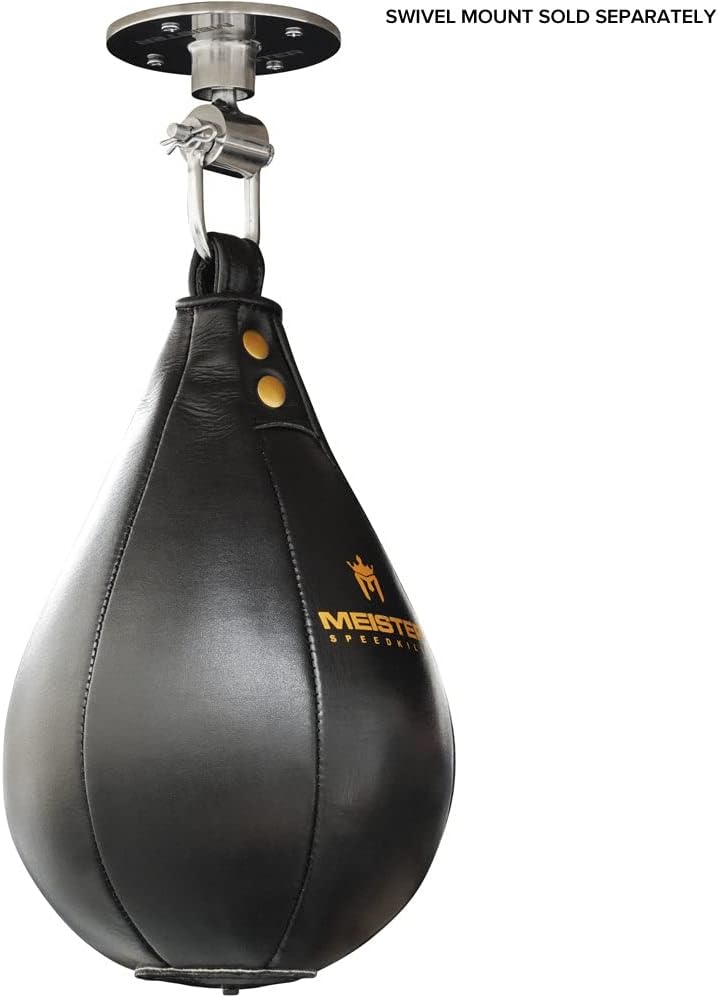 Meister SpeedKills Leather Speed Bag with Lightweight Latex Pocket