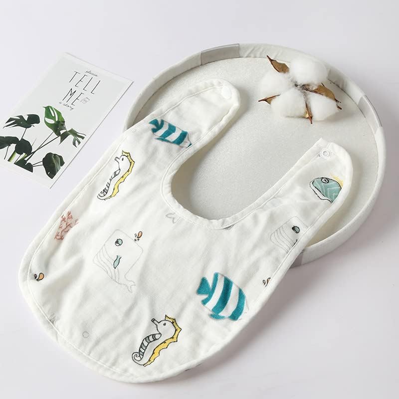 4 Piece Newborn Infant Functional Cotton Baby Bib Set For Baby