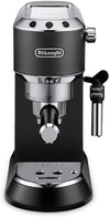 Roll over image to zoom in Delonghi Dedica Coffee Machine, Barista Pump Espresso and Cappuccino Maker, Ground Coffee and ESE Pods can be used, Milk Frother for Latte Macchiato and more, EC685.M, Metallic,