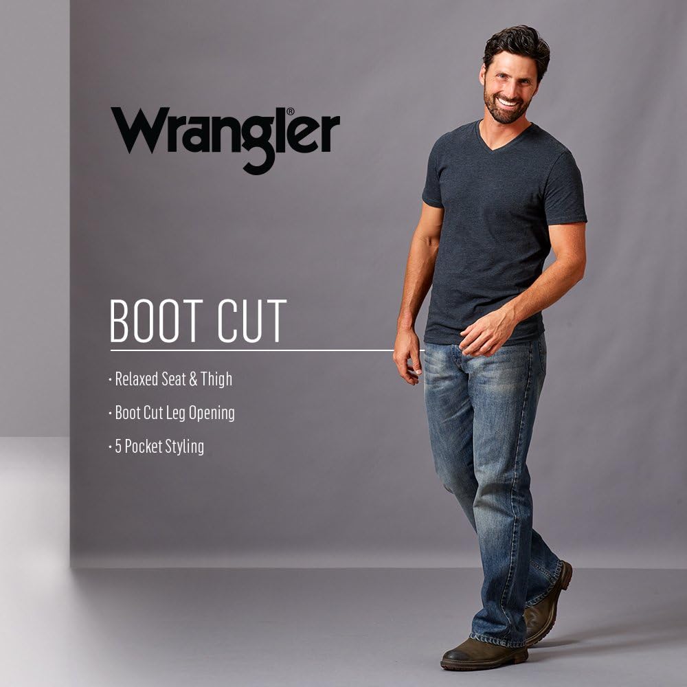 Wrangler Authentics Men’s Relaxed Fit Boot Cut Jean