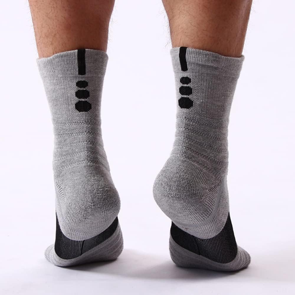 Men's Athletic Socks 100% Cotton Sports Comfort Cushion Sports Ankle Socks Comfort Fit Low-Top Sports Socks Breathable Sweat-Absorptive Women Odor-Resistant Socks