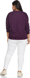 Symbol Women's Graphic Regular Fit Long Sleeve Terry Sweatshirt