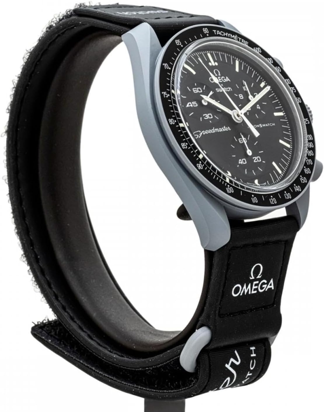 Omega x Swatch Moon Swatch Mission to The Moon Speedmaster Black - New, SO33M100
