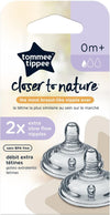 Tommee Tippee Closer to Nature Fast Flow Baby Bottle, 6+ months – 2pk