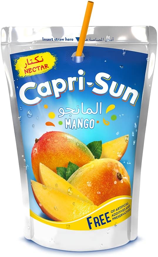 Capri-Sun Nectar 30% Strawberry Juice Drinks 200 ml, Pack of 10