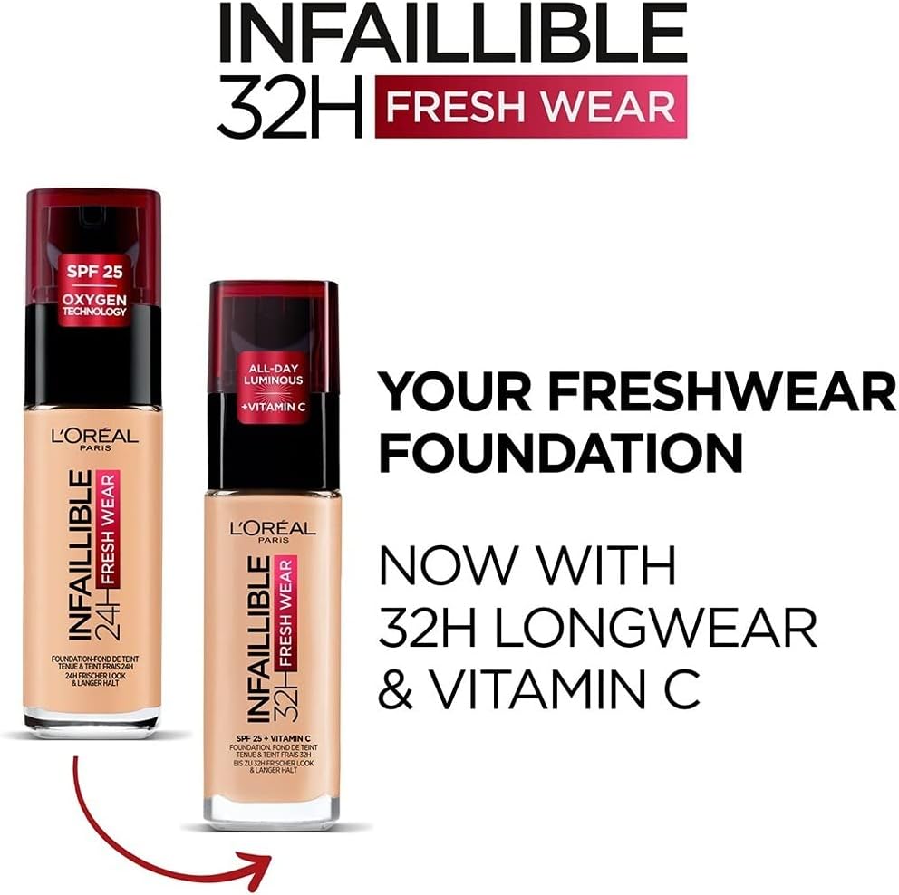 L'Oreal Paris, Infaillible 24hr Freshwear Foundation 015 Porcelaine