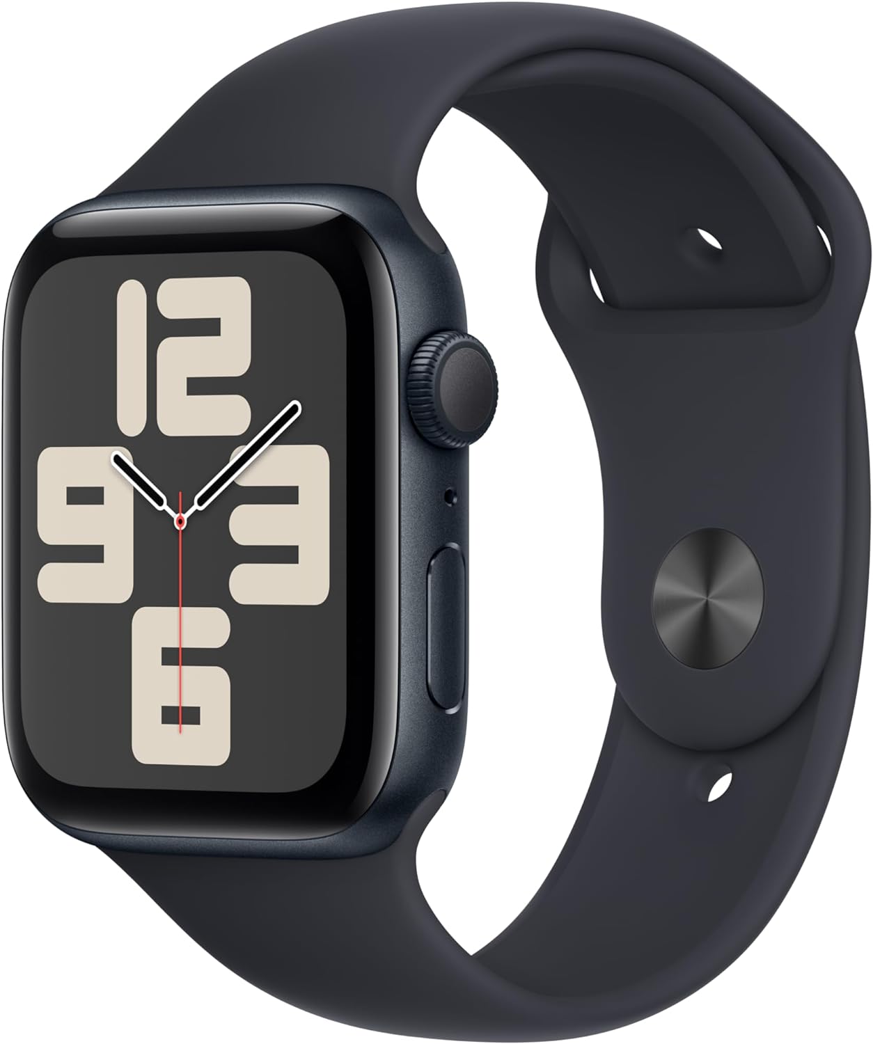 New Apple Watch SE (2nd Gen, 2023) [GPS 40mm] Smartwatch with Midnight Aluminum Case with Midnight Sport Band M/L. Fitness & Sleep Tracker, Crash Detection, Heart Rate Monitor, Water Resistant