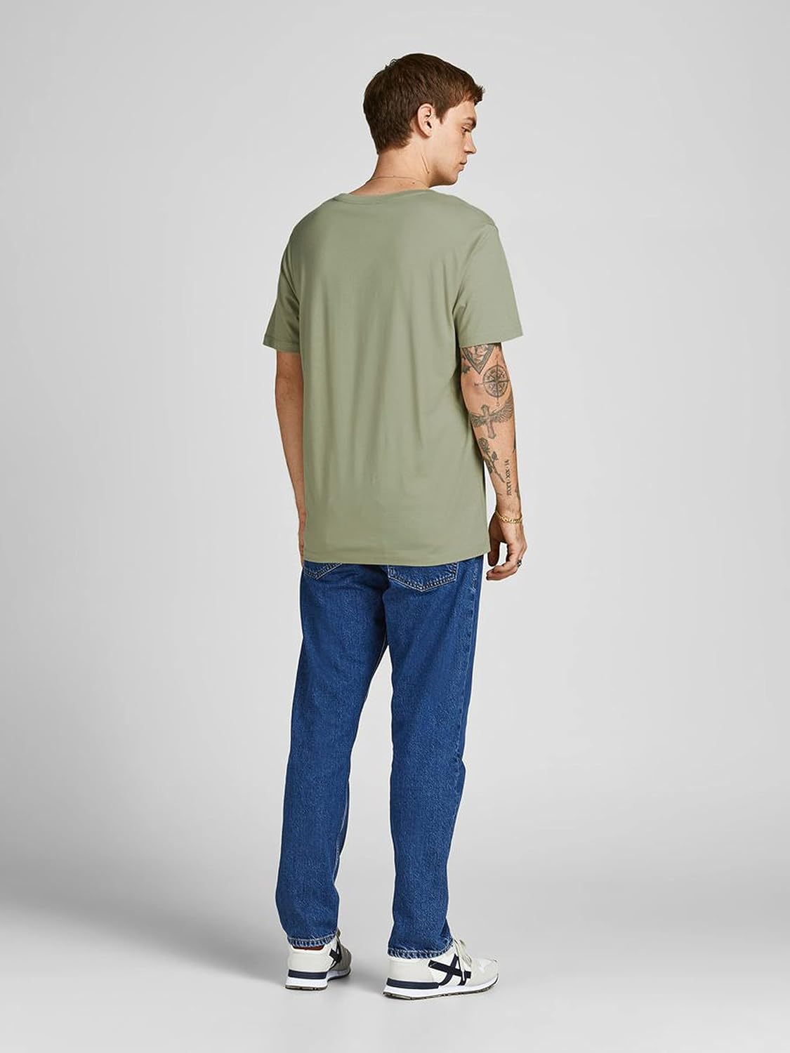 Jack & Jones Mens Jjecorp Logo Tee Ss Crew Neck Noos Slim Fit T-Shirt