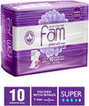 Fam Sanitary Pads Maxi Folded With Wings Super 50 Pads