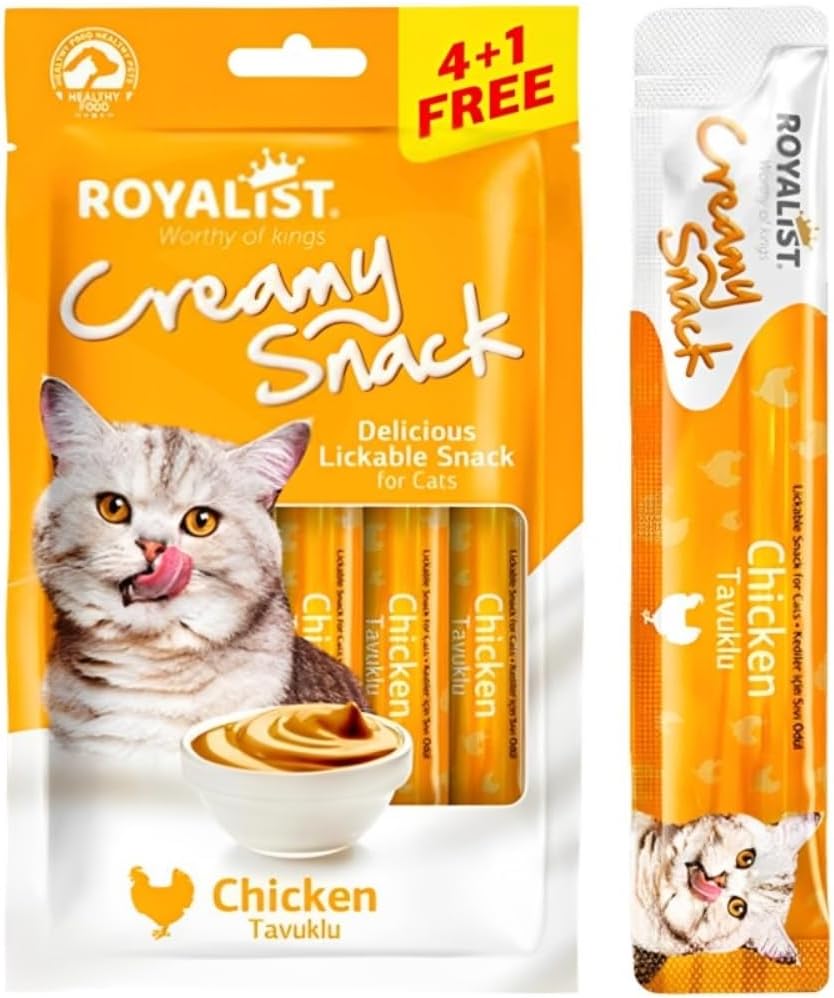 Royalist Cat Creamy Snack Pack Salmon 75g (5×15g)