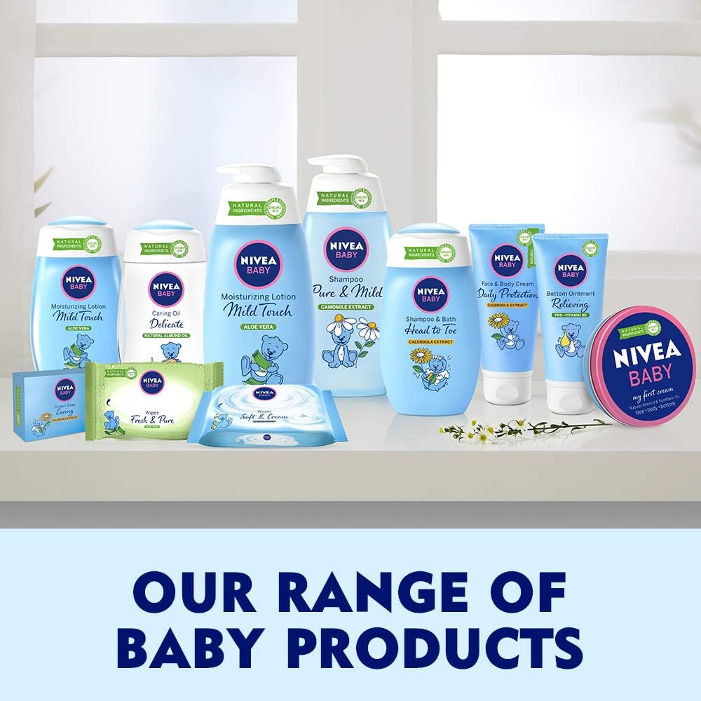 NIVEA Baby Bath Shampoo, Head To Toe Calendula Extract