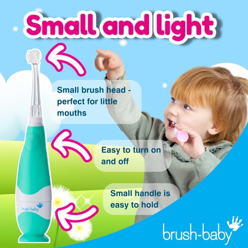 Brush-baby BabySonic Electric Toothbrush 0-3 yrs (Colour Teal)