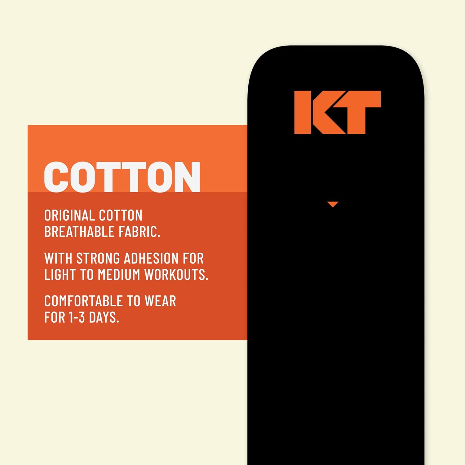 KT Tape Original Cotton Elastic Kinesiology Therapeutic Athletic Tape, 20 Pack, 10” Cut Strips Brand: KT Tape