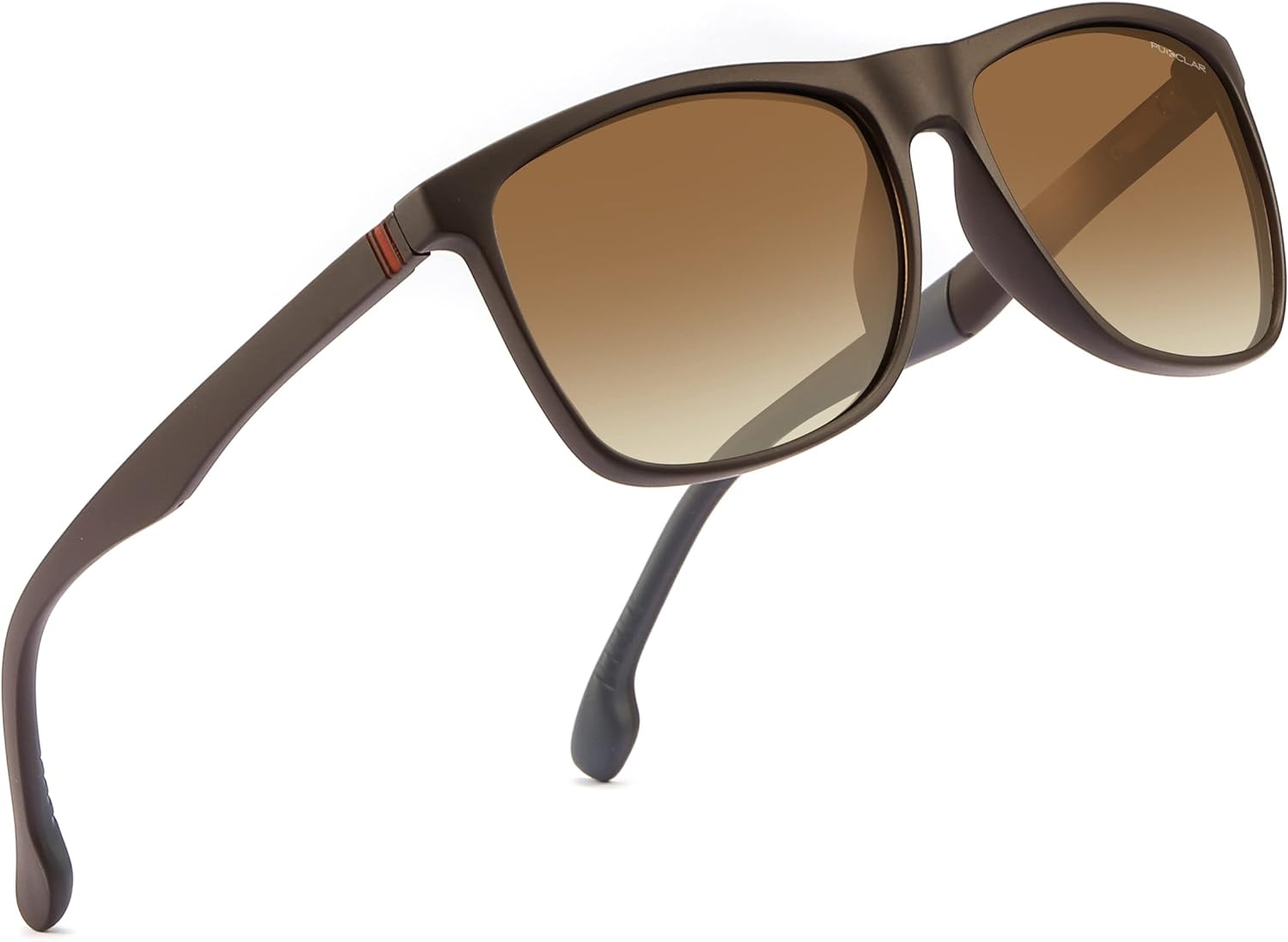 PUKCLAR Sunglasses for Men Polarized Lightweight TR90 Frame UV400 Spring Hinges Sunglasses,Please identify PUKCLAR