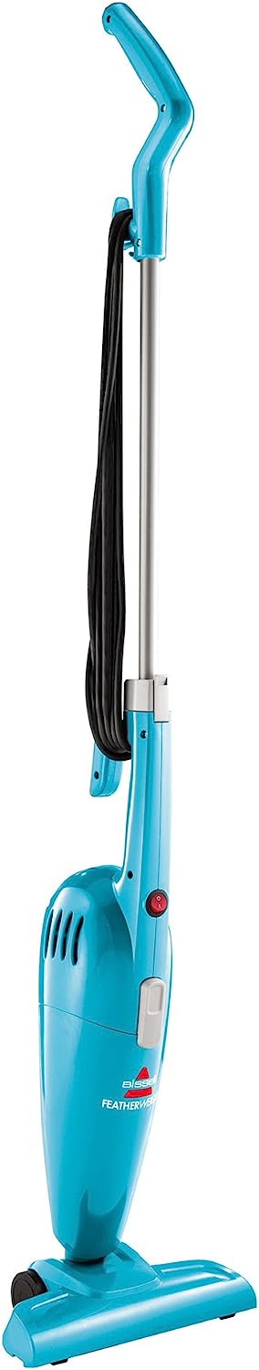 Bissell Featherweight 2-in-1 Upright Vacuum Cleaner 0.5 Litre 450 W, 2024e, Titanium/Bossanova Blue, 2 Year Brand Warranty