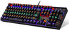 Redragon K552 Mechanical Gaming Keyboard RGB LED Backlit Wired with Anti-Dust Proof Switches for Windows PC (Black, 87 Key Red Switches)