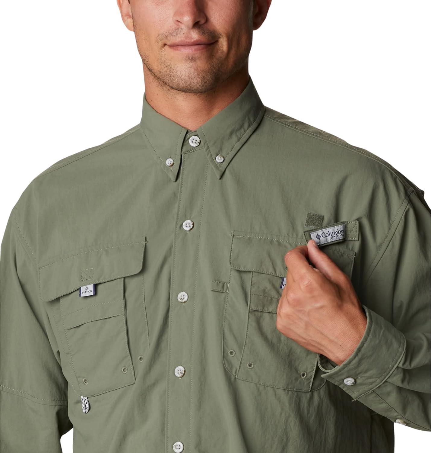 Columbia Men's PFG Bahama II UPF 30 Long Sleeve Fishing Shirt