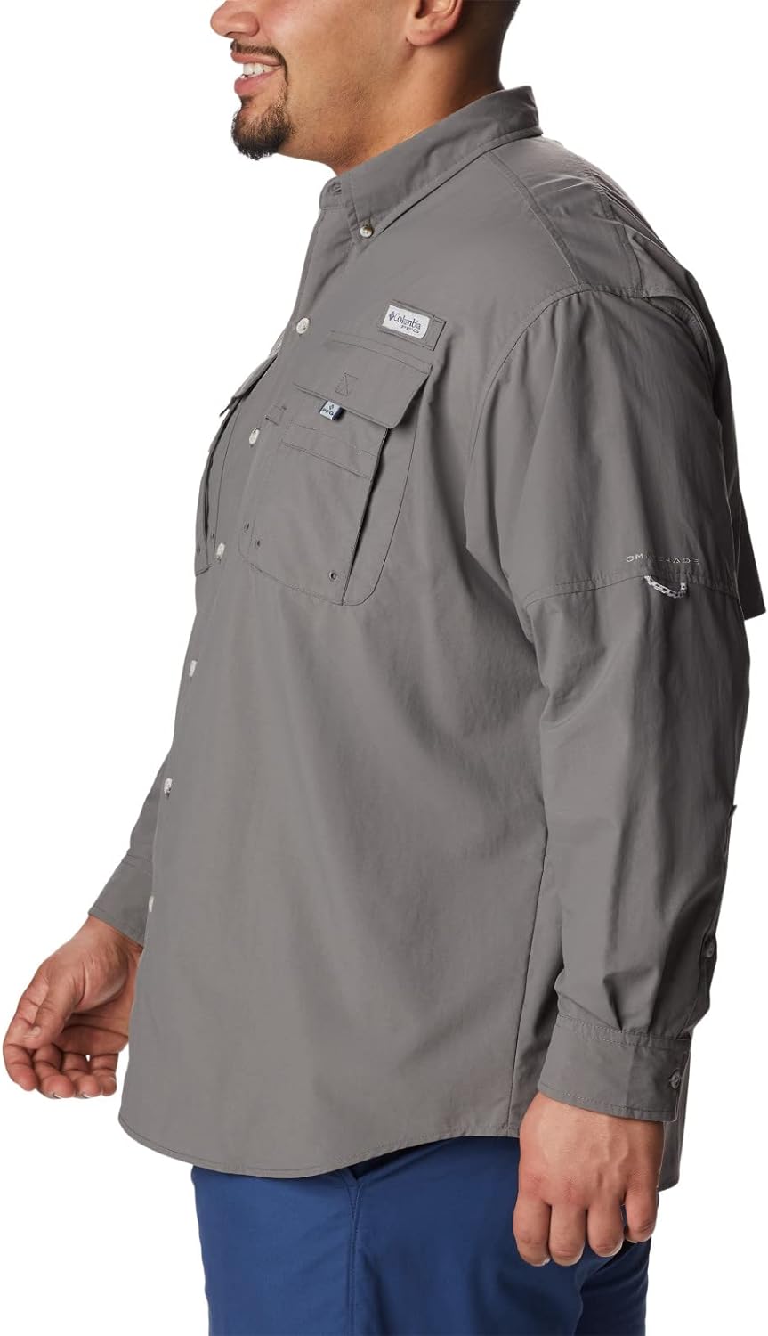 Columbia Men's PFG Bahama II UPF 30 Long Sleeve Fishing Shirt