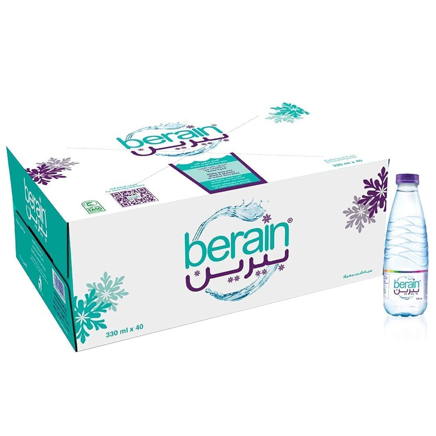 Berain Water Bottle - Size 40×330 ml