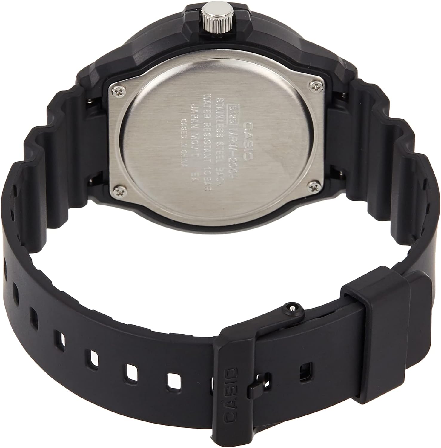 Casio Men's Black Dial Resin Analog Watch