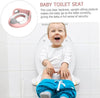 ALMEKAQUZ Toilet Training Seat, Child Safety Baby Toilet Seat with High Splash Protection & Handle And Backrest, Suitable For Boy And Girl Aged 1-8 Years (Green)