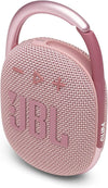 JBL Clip 4 Portable Bluetooth Speaker with Built-in Carabiner, Waterproof and Dustproof, 10-Hour Battery - Black
