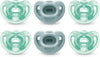 NUK Comfy Orthodontic Pacifiers, 0-6 Months, Timeless Collection, Pack of 5