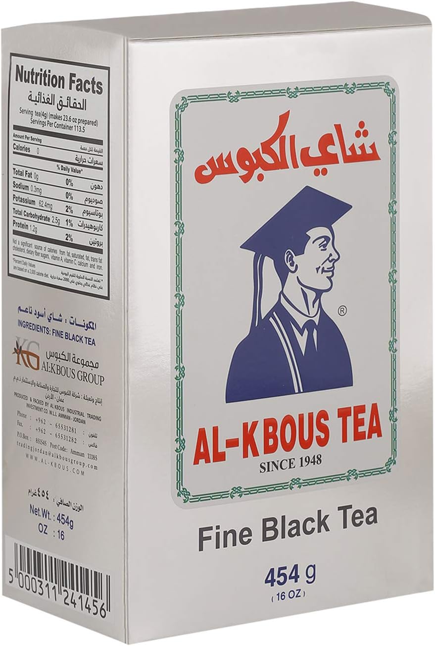 Al-Kbous Tea Black Tea, 100 Bags - Pack Of 1