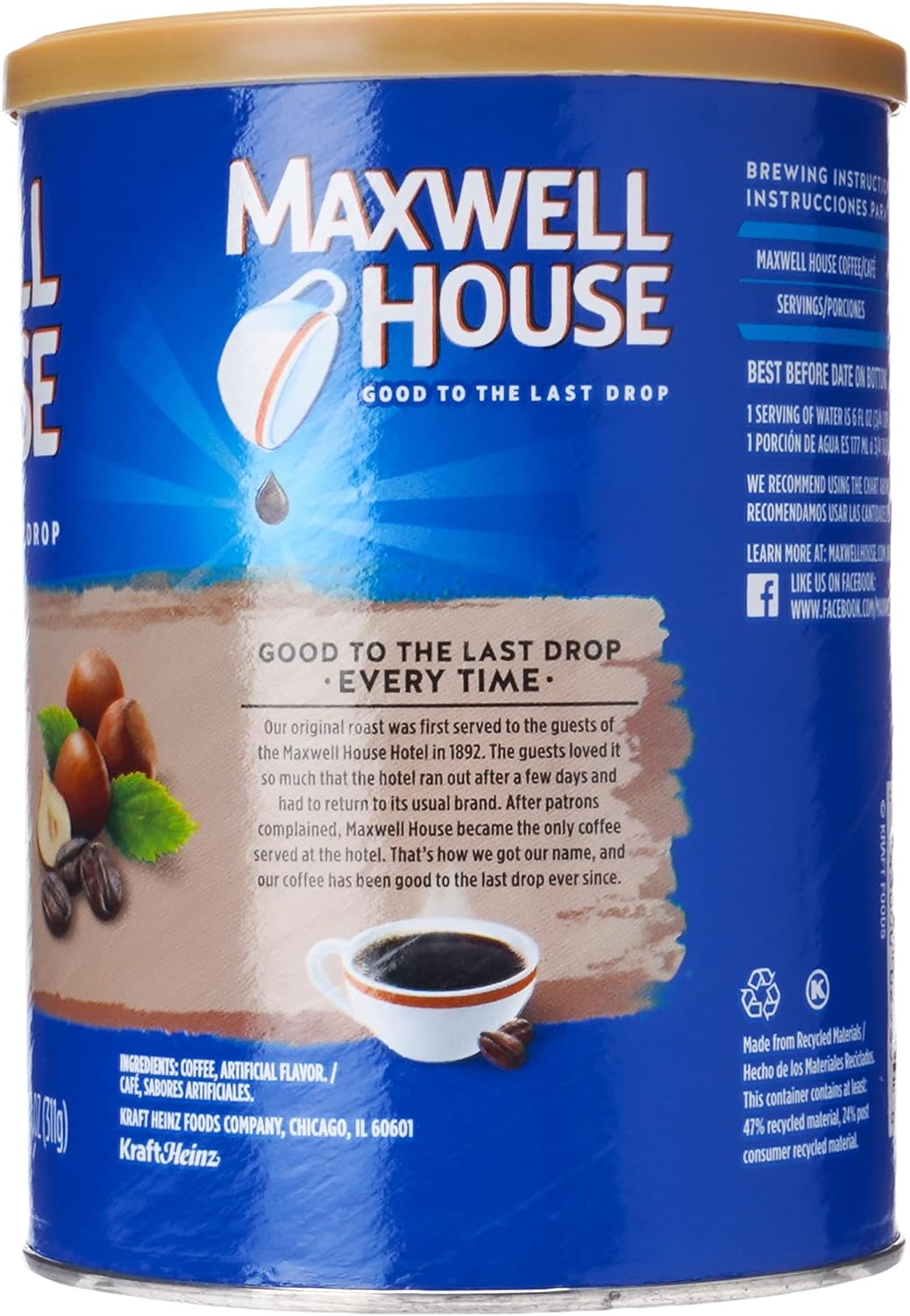 Maxwell House Original Roast Coffee , 326g