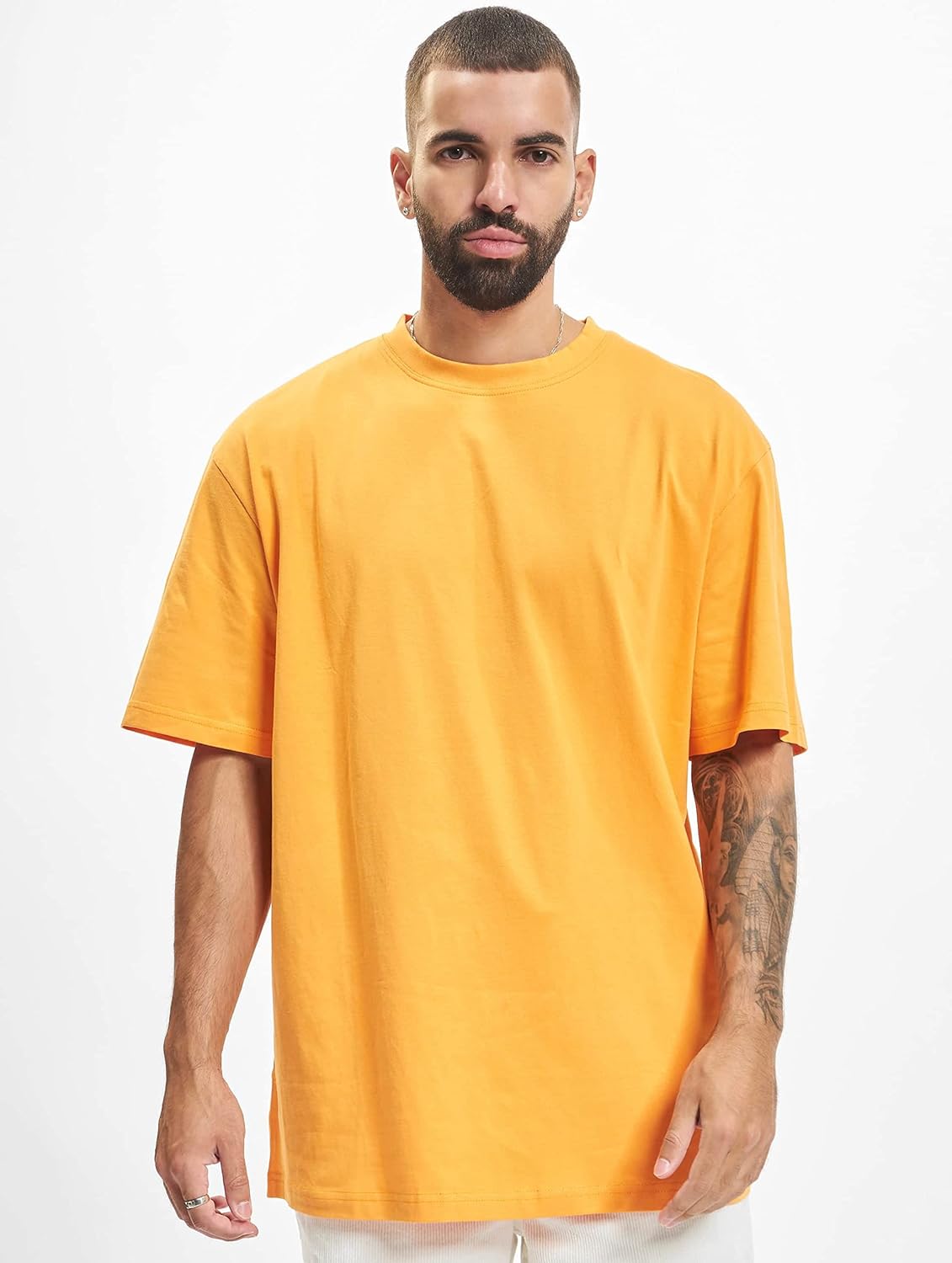 Urban Classics Mens Tall Tee Oversized T-Shirt Oversized Short Sleeves T-Shirt with Dropped Shoulders, 100% Jersey Cotton (pack of 1)