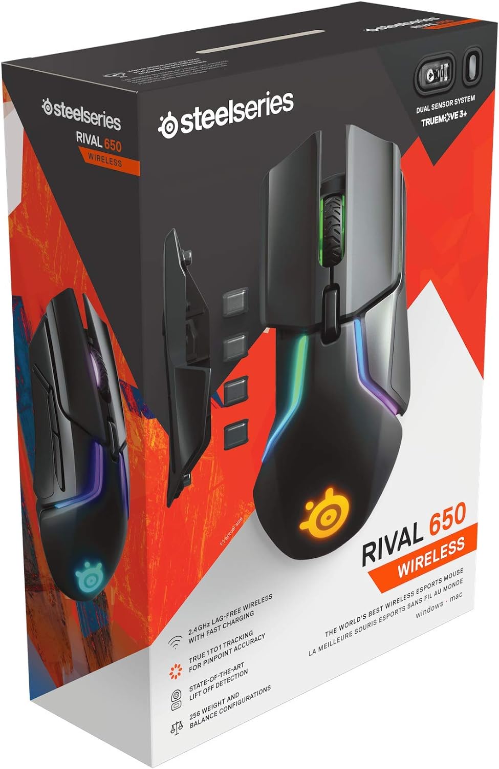 Steelseries Rival 3 - Gaming Mouse - 8,500 Cpi Truemove Core Optical Sensor - 6 ProgRAMmable Buttons - Split Trigger Buttons - Black